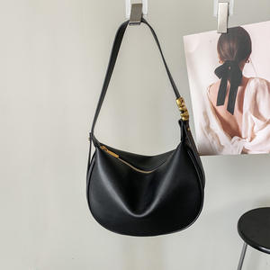 Bolsos de Hombro para Mujer 2025, Bolsos de Cuero Genuino de Gran Capacidad, Bolsos de Moda para Mujer, Bolsos de Cuero Estilo Media Luna - Product Image 4