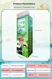 Kiosque interactif NINIX à écran tactile intelligent, avec gravure laser de jetons souvenirs, paiement sans espèces et distributeur de pièces de monnaie, conception personnalisée - Product Image 3