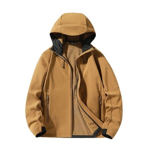 Veste à capuche Softshell imperméable pour homme Veste à capuche en polaire à membrane 3 couches Coupe-vent pour homme jeune - Product Image 2