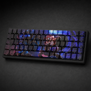 Ensemble de touches PBT personnalisées LOL <span class=keywords><strong>Hextech</strong></span> Annie, 68 touches imprimées sur le côté, sublimation par transfert thermique, profil Cherry pour clavier mécanique - Product Image 4