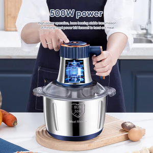 Picadora de Carne Multifuncional de Acero Inoxidable de 5L, Electrodoméstico de Cocina, Rebanador de Verduras, Picadora de Carne OEM de 5L - Product Image 4