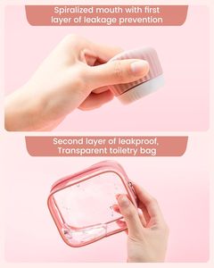 30ml <strong>Travel</strong> Jar Kit with Screw Lid , Cosmetic Cream Case Tub <strong>Travel</strong> <strong>Pot</strong> ,Leak-proof Silicone <strong>Travel</strong> Containers <strong>for</strong> <strong>Toiletries</strong> - Product Image 3