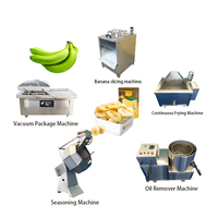 Chaîne de production semi-automatique de frites de bananes plantain, machine de transformation 380V, capacité 200, marque KAYA, 1000kg, origine Chine