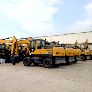 Hot Sale China Condition 15 Ton <b>Small</b> <b>Wheel</b> Excavator XE150WB With 1 Year Warranty Construction Use Diesel Engine Excavator - Product Image 4