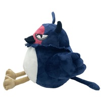 Peluche Black Clover NERO Around Crow avec rembourrage en coton PP, cadeau pour les 7-14 ans