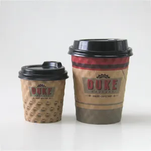 중국 종이컵 제조업체 로고 인쇄 버블 벽 종이 커피 컵
