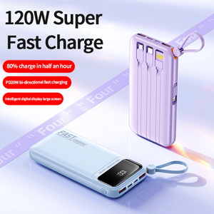 Sạc dự phòng mini 22.5W sạc nhanh, màn hình LED, dung lượng 20000mAh, pin Lithium, tương thích với Mỹ và Anh - Product Image 4