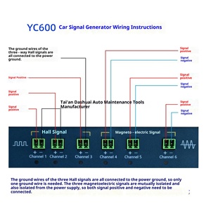 ECU Maintenance Tester Crankshaft Camshaft Signal Generator Digital Interface Automotive Tool <b>Gasoline</b> YC600 - Product Image 6