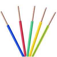 Cables eléctricos de alta calidad, 450/750V, BV, H07V-U, un solo núcleo, para el hogar