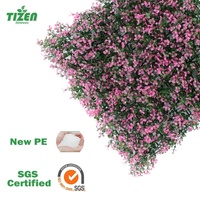 Ryzen — mur de plantes artificielles violettes, décoration extérieure de maison personnalisée, résistant aux UV