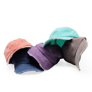 Gorras de Béisbol de Alta Calidad con Logotipo Bordado, Gorra Estilo Dad Desgastada Personalizada - Product Image 5