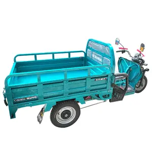 Tricycle de cargaison d'essence de chargement lourd 150CC tricycle de moto électrique de cargaison forte rapide verte de trois roues à vendre au Royaume-Uni