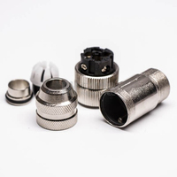 Conector de Cable M12 para Sensor, Montaje en Placa, 5 Pines, Blindado, Cableado en Campo, 2, 3, 4, 5, 6, 8, 12 Pines