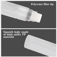 Secolorart 6.5 8 10 15 30 50mm Vide Rechargeable Clair Blanc Acrylique Permanent Peinture Marqueurs Stylos