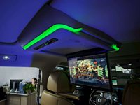 Moniteur de plafond de voiture de luxe 15,6 pouces pour Denza D9, système de divertissement intelligent pour sièges arrière Android 14 avec WiFi et Bluetooth