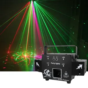 EXW DJ飞机光束拉泽灯语音控制DMX俱乐部灯LED激光投影仪灯用于酒吧夜总会