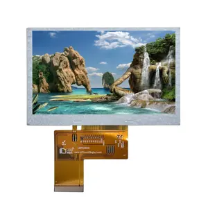 4.3 Inch 800*480 TFT Display IPS Viewing RGB Interface 320nits Brightness CTP Or RTP Can Be Customized LCD Display Screen Panel