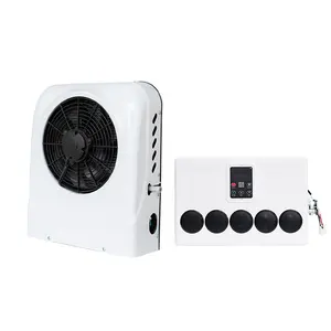 24V 12 Volt Elektrische Mini Split Truck Sleeper Ac Kit Auto Airconditioner Parking Koelwagen Airconditioner