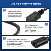 Câble adaptateur de charge Type-C pour console de jeu PS Vita 2000, charge rapide PD, matériau PVC, provenant du Guangdong