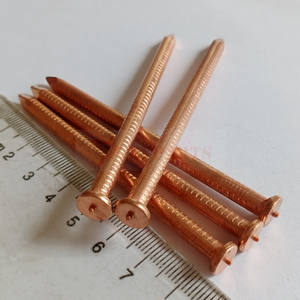 Pinos de Solda em Aço M 3 X 65 MM com Revestimento de Cobre e Zinco, Haste Lisa para Uso em Estaleiros - Product Image 3