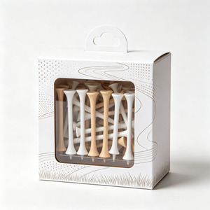 Boîte d'emballage en carton imprimé personnalisée pour tee de golf - Product Image 2