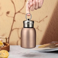 Mini gobelet isolé sous vide petite bouteille thermique en acier inoxydable thermos pour boissons chaudes et froides voyage 300ml