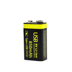 Type-C 지원 리튬 이온 배터리 팩이 포함된 9V 850mAh USB 고속 충전 인기 모델 - Product Image 4