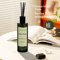 Diffuseur d'huiles essentielles haut de gamme pour chambre et salle de bain, sans flamme, en rotin, avec fleurs séchées, pour aromathérapie d'intérieur longue durée