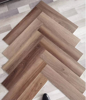 Revêtement de sol SPC en vinyle à clipser, motif chevron, écologique, antidérapant, 4 mm, 5 mm, 8 mm, résistant à l'eau, pour intérieur, style moderne