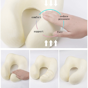 หมอนรองคอแบบเมมโมรี่โฟมสำหรับเดินทางหมอนรองคอแบบปรับโลโก้ได้ - Product Image 2