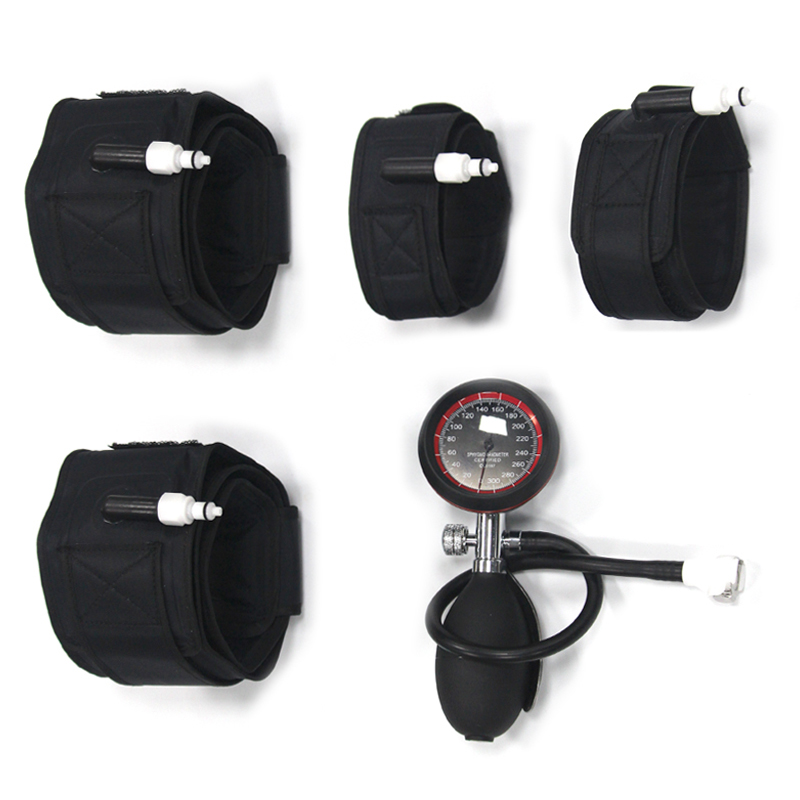 black (2 arm +2 leg cuffs + pump +bag)