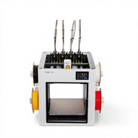 Snapmaker U1 Printer 3D 270x270x270mm 4-Toolhead SnapSwap 500mm/s CoreXY untuk PLA PETG TPU PVA Multi-Material