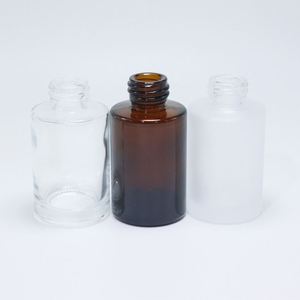 ขวดแก้วใสทรงกลมแบบใหม่ขนาด 30 มล. พร้อมหัวหยดแบบไหล่เรียบ - Product Image 3