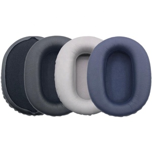Coussinets d'oreille en cuir protéiné pour Sony <span class=keywords><strong>WH</strong></span>-<span class=keywords><strong>CH700N</strong></span> <span class=keywords><strong>WH</strong></span>-CH710N <span class=keywords><strong>WH</strong></span>-CH720N MDR-ZX770BN MDR-ZX780DC, coussinets d'oreille en mousse - Product Image 1