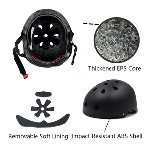 Casco da Skateboard e ciclismo per bambini con doppio Sport casco da pattinaggio a rotelle e Skateboard - Product Image 4