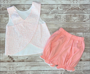 GSSO3194 Conjunto de Ropa Infantil de Verano con Estampado de Flores para Niña Pequeña, Venta al por Mayor Personalizada - Product Image 4