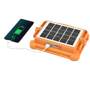 Portable Emergency Work <b>Light</b> Camping Floodlight Solar USB Rechargeable Work <b>Light</b> for Garage Emergency Car Repair - Product Image 2