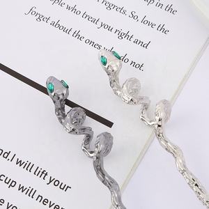 Vrouwen Meisjes Metalen Pan Knot Haarspelden Slangvormige Updo Haaraccessoires Staaf Pin Chopstick Haar Toverstaf Chop Sticks Voor Haar - Product Image 2