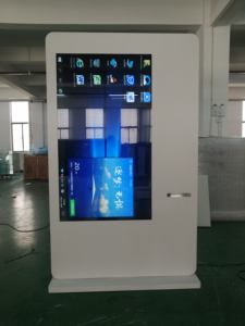 ป้ายดิจิตอลอัจฉริยะ 49 นิ้วกระจกจับคู่เสมือนจริง <span class=keywords><strong>VR</strong></span> ตู้เครื่องแป้งเสมือนจริง AR เหมาะสําหรับบูติกงานแต่งงาน - Product Image 5