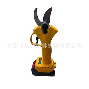 Podadora eléctrica de acero inoxidable de 20-30 mm para podar árboles frutales, herramienta de jardín inalámbrica para exteriores, amarilla, para diestros - Product Image 1