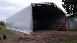 Italian High Strength Light Steel Storage Shelter <b>Tents</b> Excellent Quality <b>Hot</b> Galvanizing Big Storage Structure Model - Product Image 2