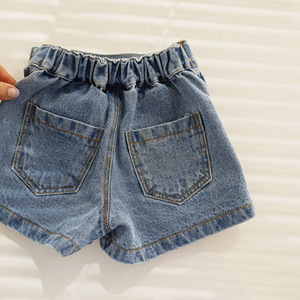 <span class=keywords><strong>Pantaloncini</strong></span> <span class=keywords><strong>di</strong></span> <span class=keywords><strong>jeans</strong></span> in denim per bambini <span class=keywords><strong>di</strong></span> alta qualità alla moda 2023 per ragazze - Product Image 2