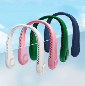 พัดลมคล้องคอแบบพกพาขนาดเล็ก ชาร์จผ่าน USB ได้ เงียบ เหมาะสำหรับใช้งานกลางแจ้ง ใช้เป็นของขวัญส่งเสริมการขายสำหรับธุรกิจ - Product Image 1