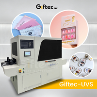 Machine à jet d'encre UV haute vitesse Giftec, dernière génération, pour plastiques, multifonctionnelle CMYKW, impression en une seule passe pour sacs non tissés