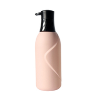 Emballage de flacon de shampooing en plastique HDPE à toucher doux pour la vente en gros de cosmétiques, flacon de gel douche, flacon de shampooing
