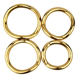 Anillo para Pene FRRK Color Dorado y Plateado, Anillo Metálico para Retrasar la Eyaculación, Bloqueador de Esperma, Producto para Adultos, Juguetes Sexuales para Hombres - Product Image 4
