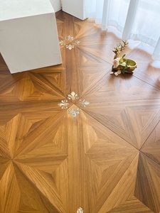 <span class=keywords><strong>Pavimento</strong></span> in Legno di Teak Birmano - Design <span class=keywords><strong>Parquet</strong></span> Shell Art, Ecologico E0 <span class=keywords><strong>per</strong></span> Riscaldamento <span class=keywords><strong>a</strong></span> <span class=keywords><strong>Pavimento</strong></span> - Product Image 3