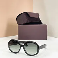 Lunettes de soleil de luxe pour hommes, de style professionnel, avec protection UV400, de grande taille, en acétate brillant de haute qualité