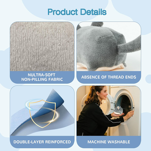 Yingii - Peluches <span class=keywords><strong>de</strong></span> <span class=keywords><strong>Chinchilla</strong></span> Pequeños y Suaves <span class=keywords><strong>de</strong></span> Alta Calidad, Cuerpo Redondo, Color Gris, 7 Pulgadas, Decoración <span class=keywords><strong>de</strong></span> Escritorio, Juguete <span class=keywords><strong>de</strong></span> <span class=keywords><strong>Peluche</strong></span> <span class=keywords><strong>de</strong></span> <span class=keywords><strong>Chinchilla</strong></span> - Product Image 2