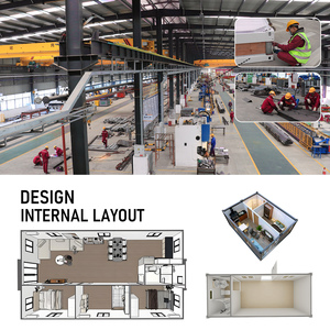 Cammi nhà 20ft hiện đại di động văn phòng xây dựng Tiny mô-đun nhà thép <span class=keywords><strong>prefab</strong></span> nhà trường hội thảo khách sạn gấp <span class=keywords><strong>container</strong></span> - Product Image 5